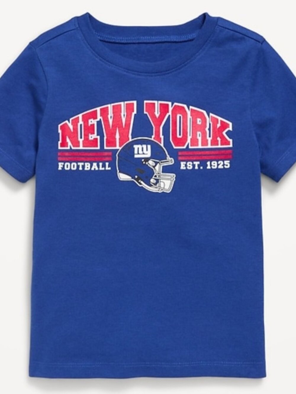 NFL Team Apparel New York Giants T-shirt for Toddlers Size 4t New with Tags